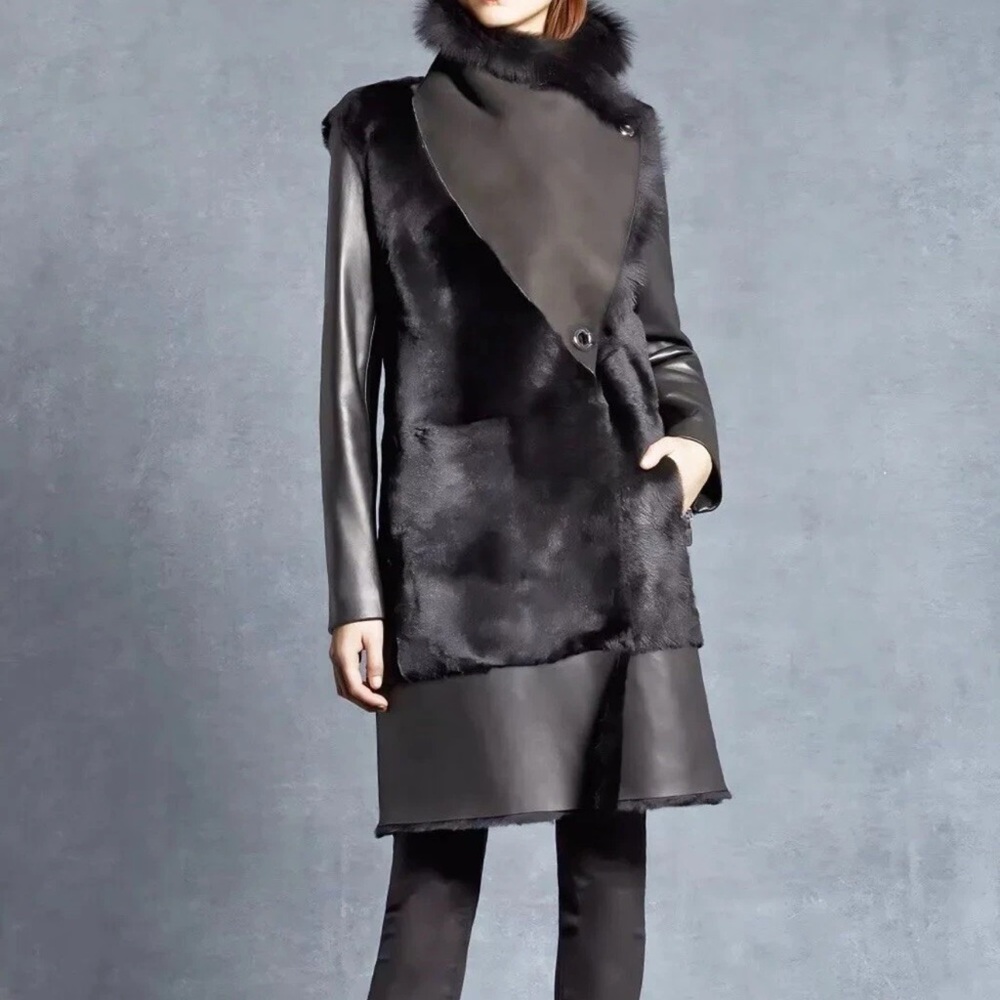 Karen Millen sheepskin coat AMAZING